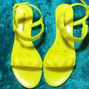 Rebecca Minkoff Studded Jelly Sandal, Size 9